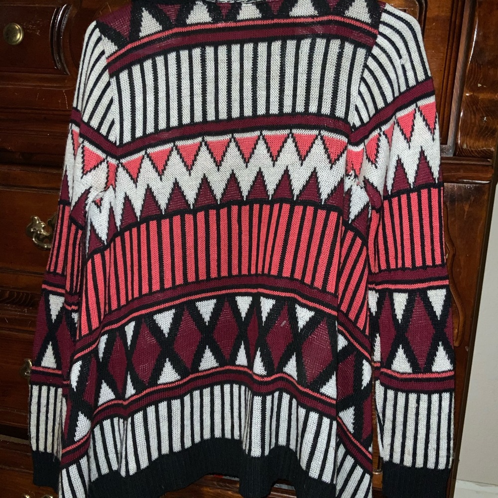 Fun Print Cardigan - Picture 2 of 2